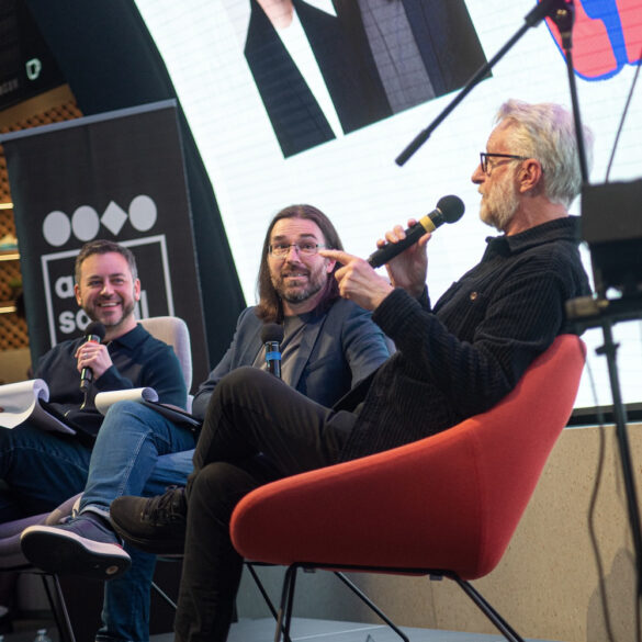 Billy Bragg on stage at Anti Social Camp UK