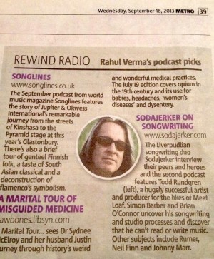 Metro article